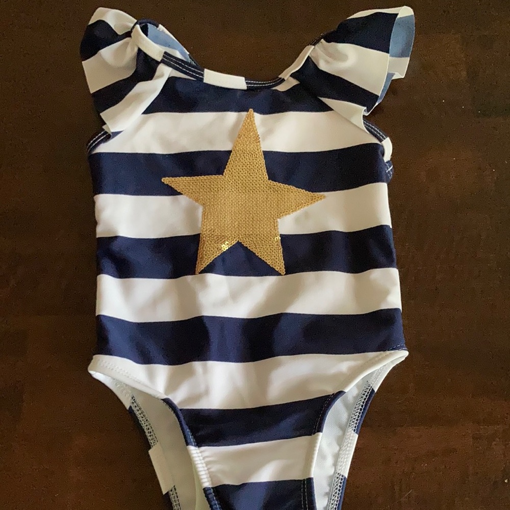 Adorable Cat & Jack one piece swimsuit